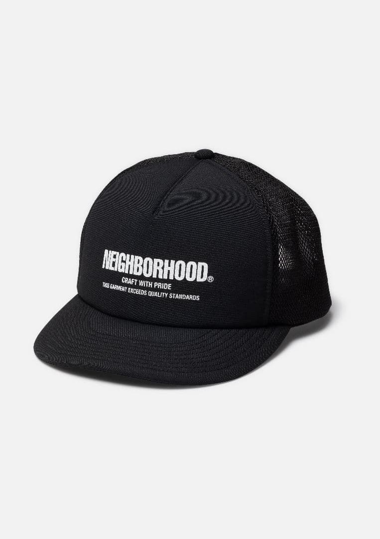 NEIGHBORHOOD MESH CAP-1 メッシュキャップ BLACK Neighborhood Men's 1 Mesh Cap in Black Neighborhood