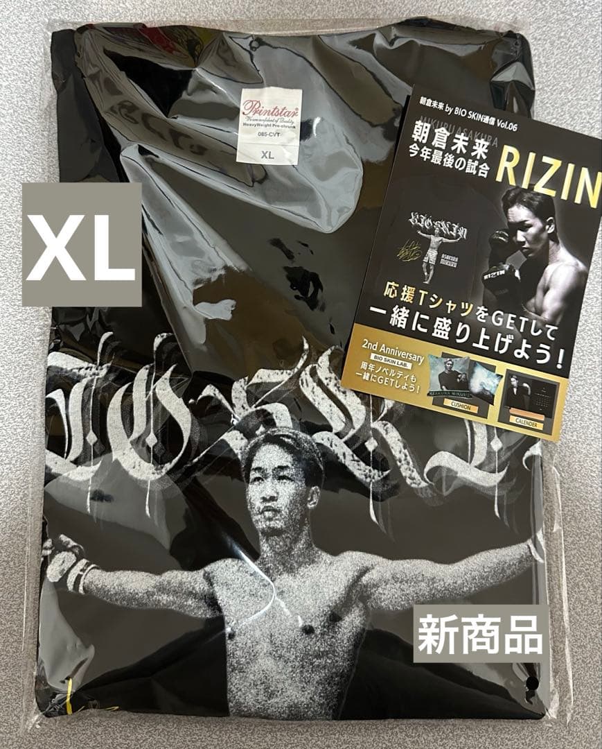 BIO SKIN LAB. RIZIN 朝倉未来 Tシャツ XL レアBIO BIO SKIN LAB. RIZIN 朝倉未来 Tシャツ XL SKIN LAB. RIZIN