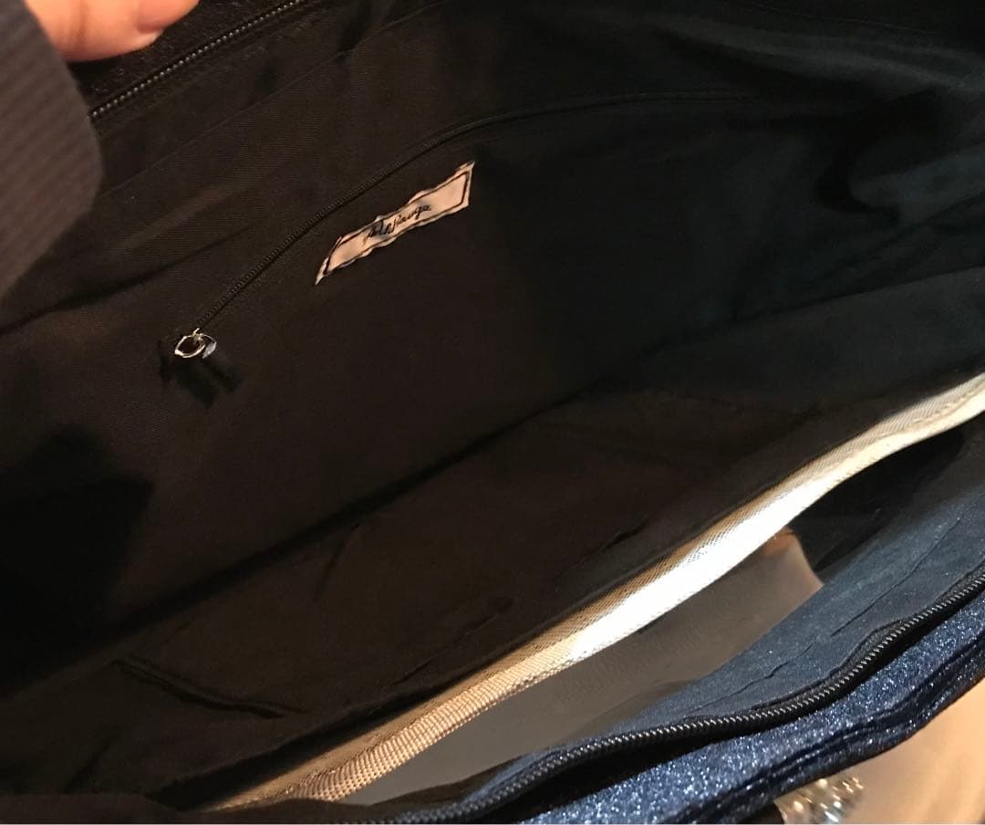 帰*可様 Ank Rouge 確定ファンサのおまじないベロアBag(大) ブラッ