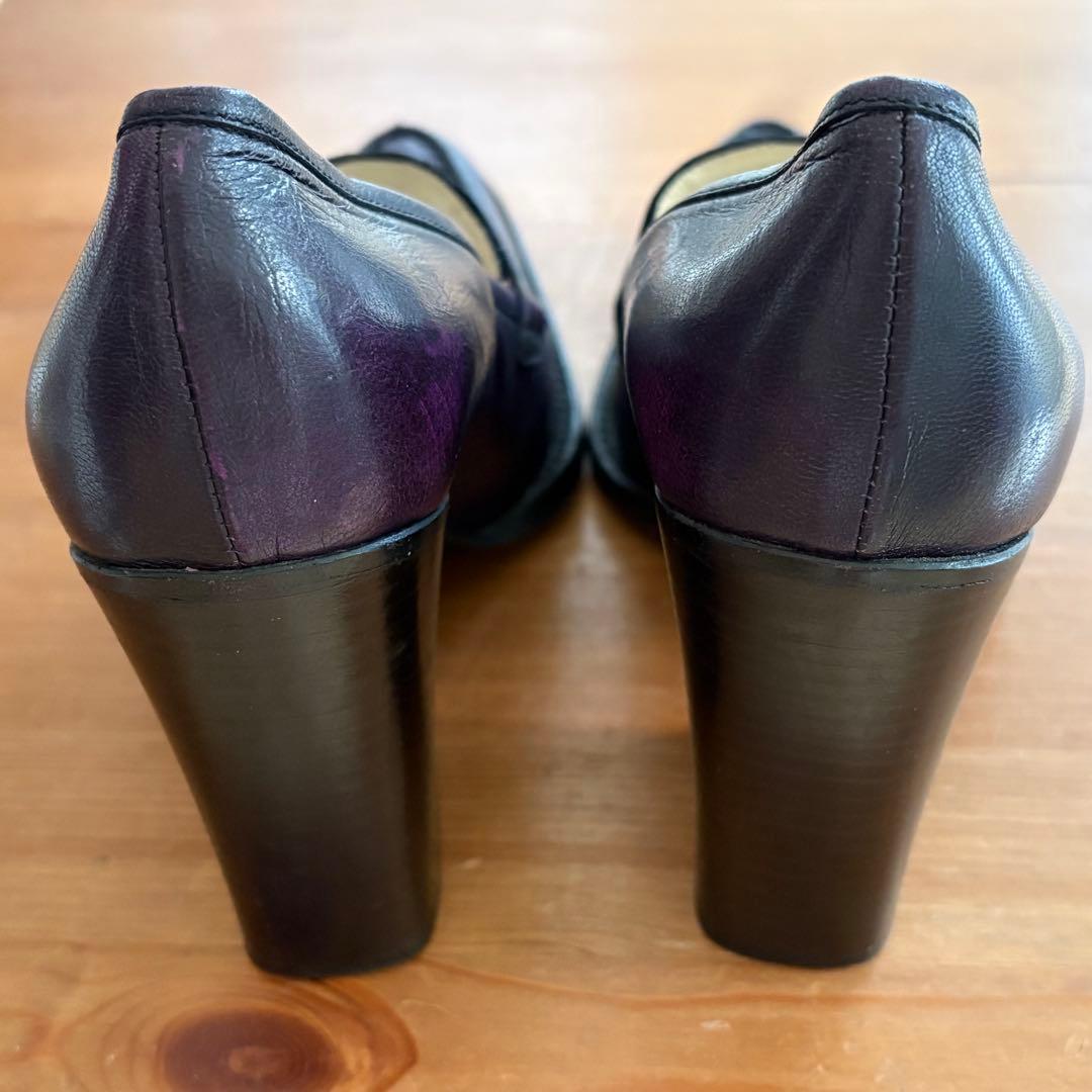 超希少！ MIU MIU 約20年前の商品 ハイヒール 濃紫 ヴィンテージ