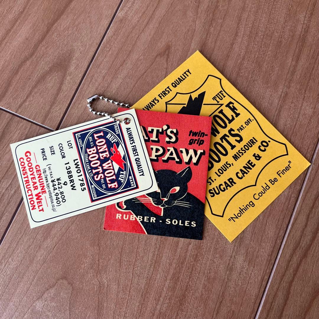 新品同様】ロン・ウルフLONEWOLF ワイヤーマンブーツ サイズ9 ブラウン