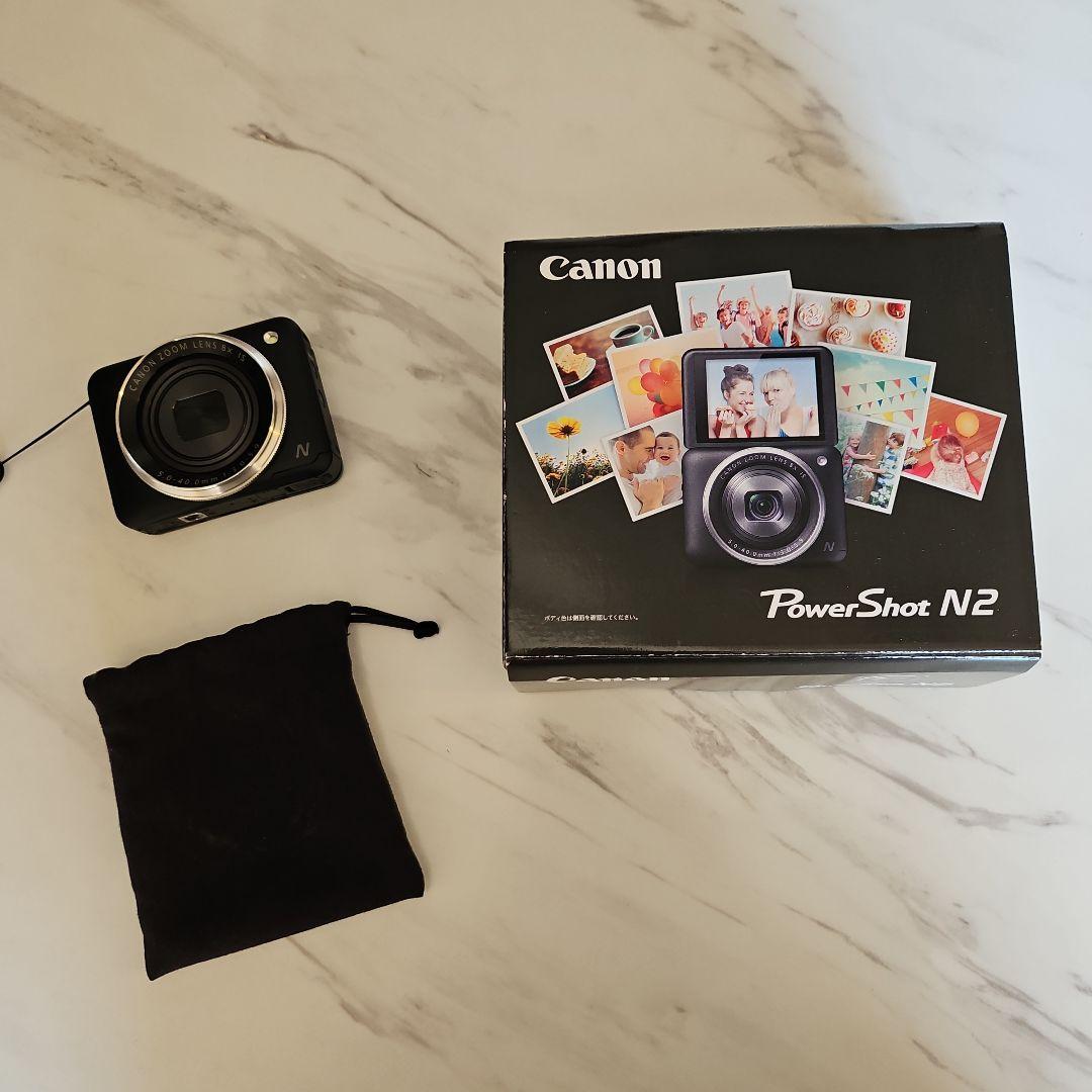 Canon PowerShot N2 ブラック 動作確認済みの通販はau PAY マーケット