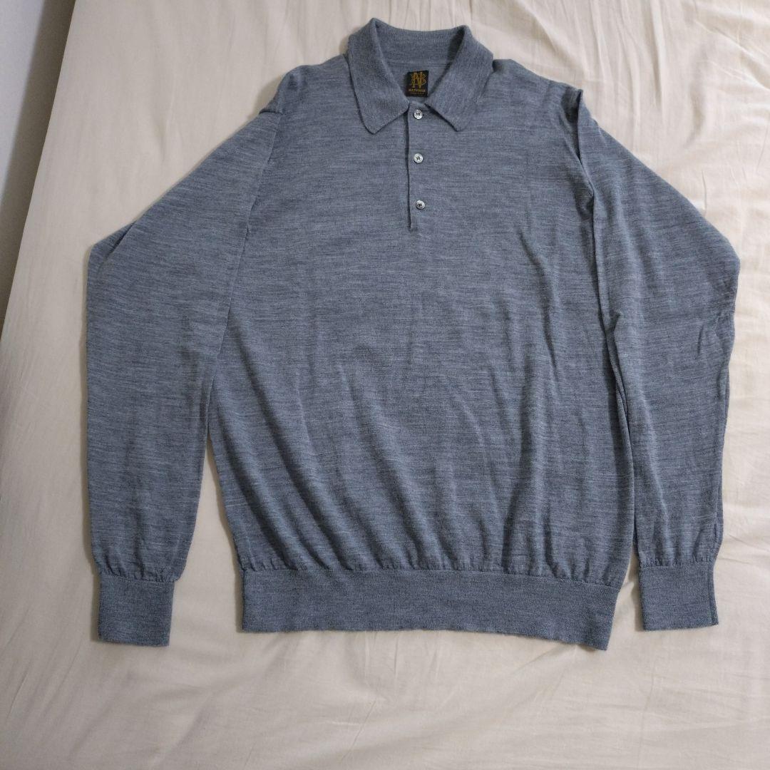 BATONER バトナー　ニットポロシャツ BATONER/バトナー】大人の雰囲気漂うニットポロシャツ 2023.03.03