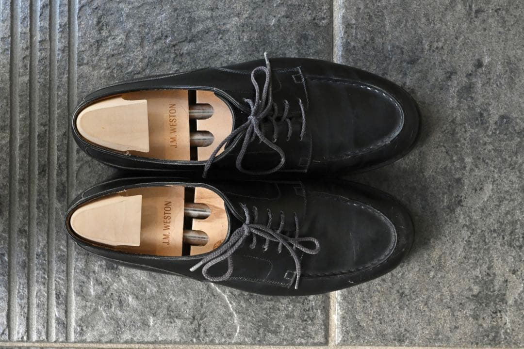 J.M. WESTON ゴルフ641 5/D 使用感あり 純正シューツリー付 - メルカリ