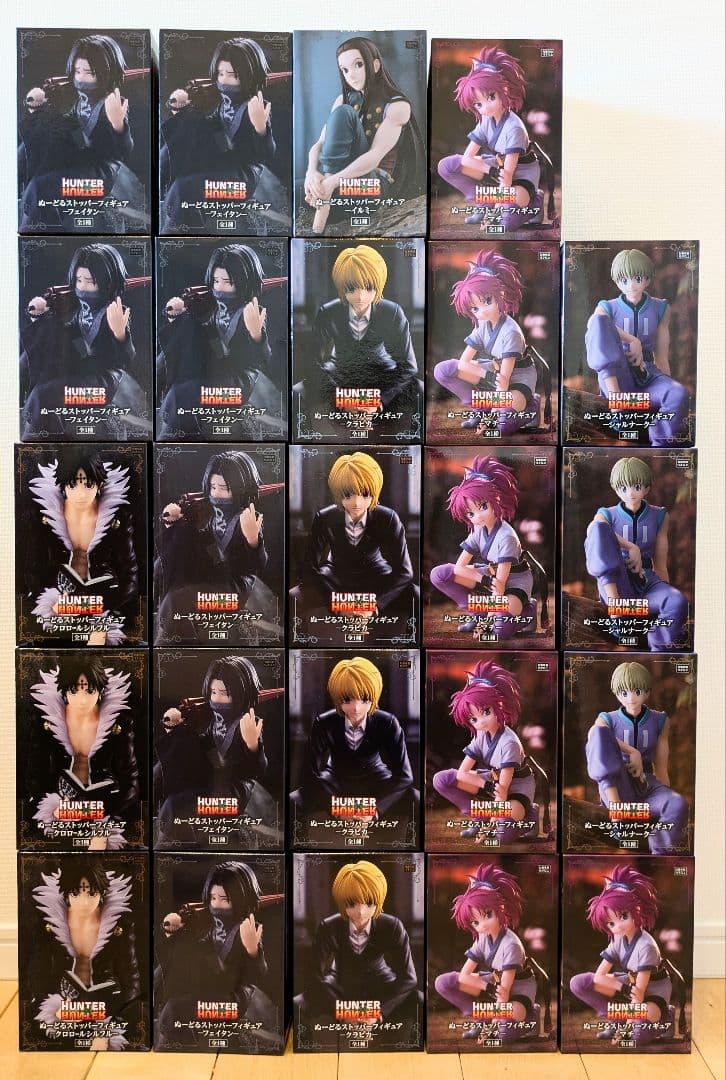 (新品未開封) ハンターハンター ぬーどるストッパーフィギュア 24体まとめ売り 未開封HUNTER×HUNTER ぬーどるストッパーフィギュア -キルア- (再投入