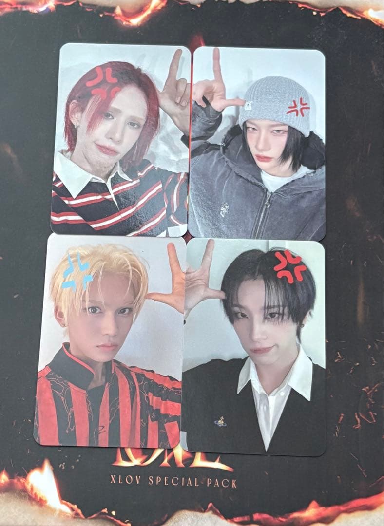 XLOV RISING STAR トレカ4枚セット