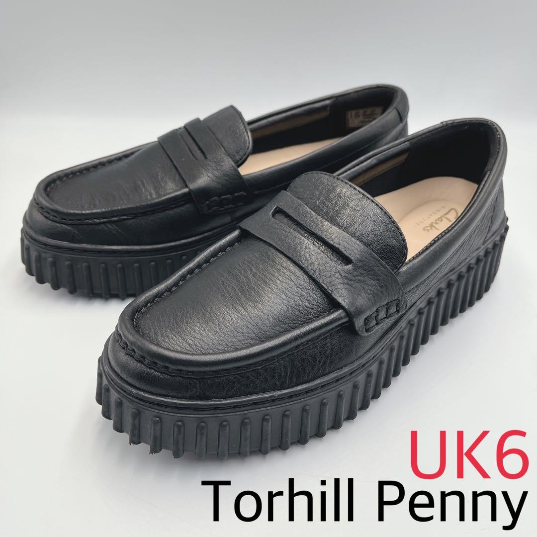 Clarks Torhill Penny トーヒルペニー 厚底【UK6】 Clarks（クラークス） ローファー Clarks TORHILL PENNY（クラークス