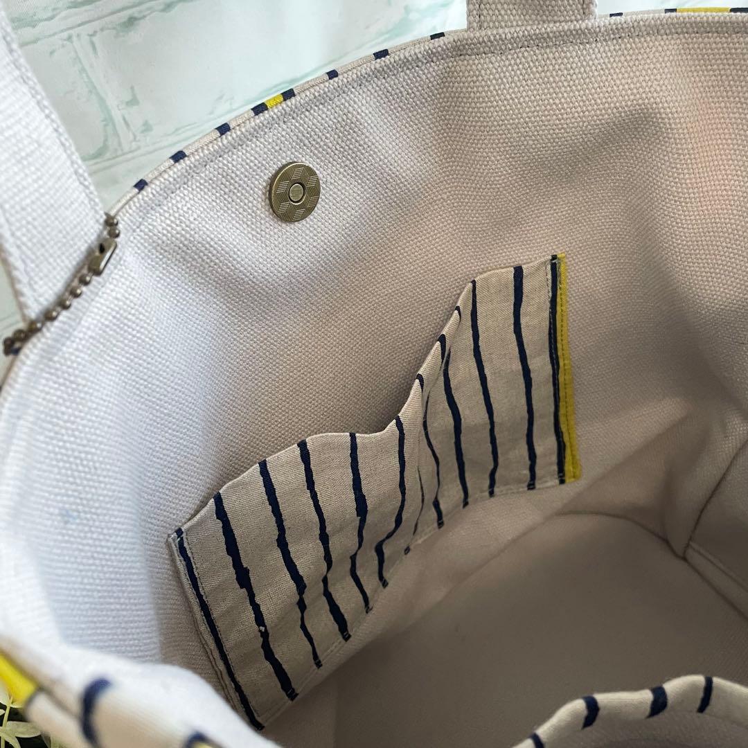 ハンドメイド バケツトートバッグ ミナペルホネン swing 386