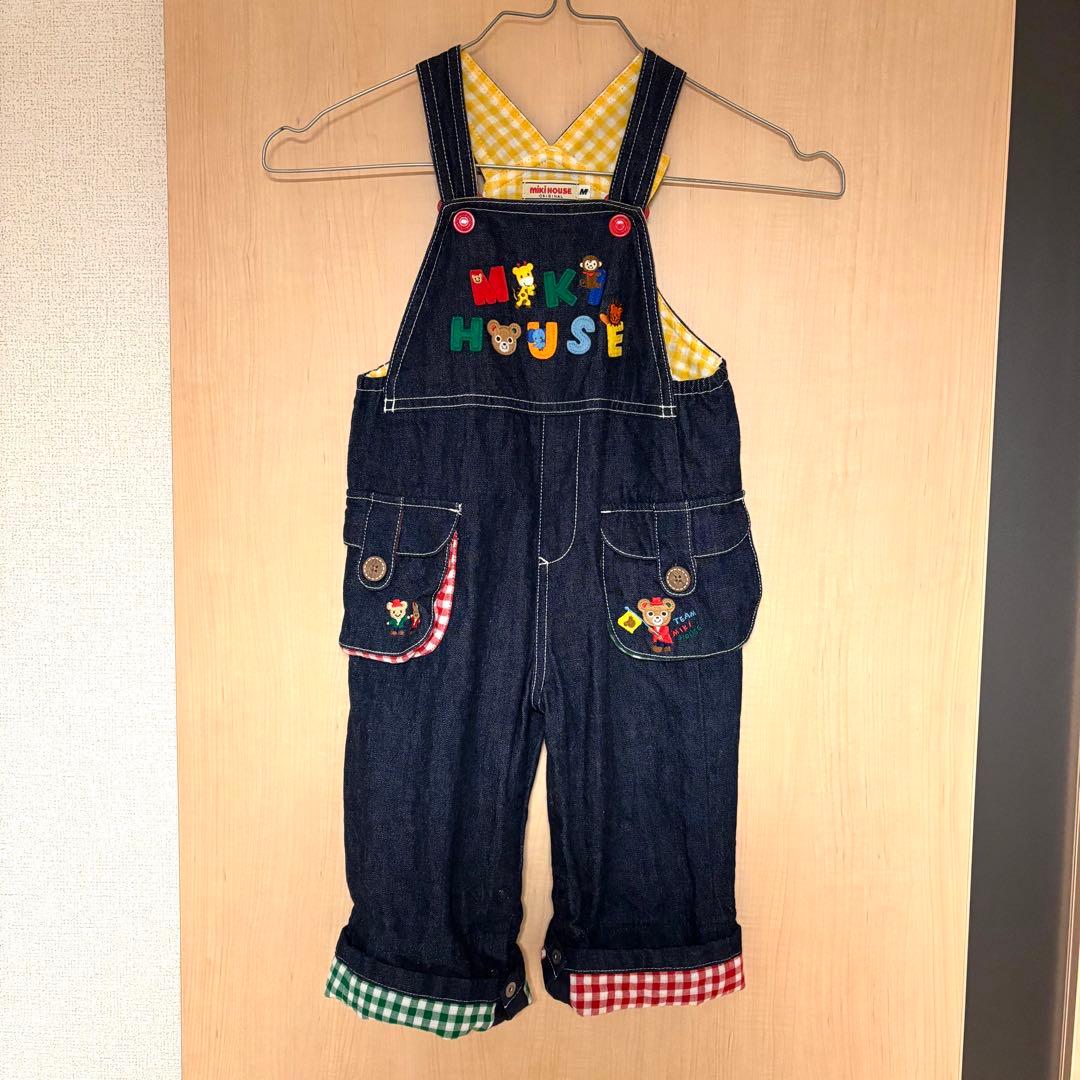 ミキハウス デニムオーバーオール MIKI HOUSE（ミキハウス） サロペット オーバーオール 「WEB限定