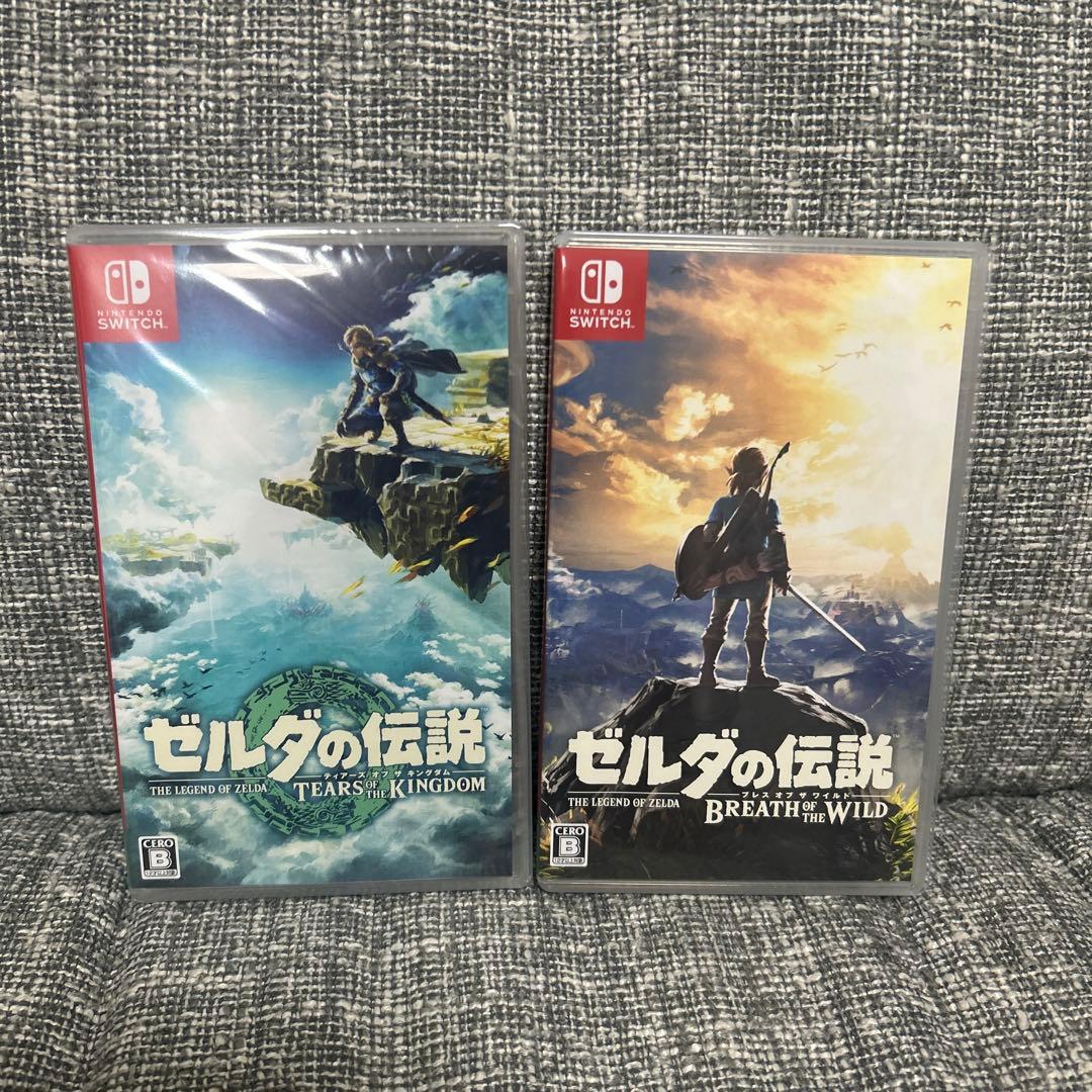 【新品未開封】ゼルダの伝説 Switch ソフト セット Amazon.com: ゼルダの伝説 ティアーズ オブ ザ キングダム -Switch