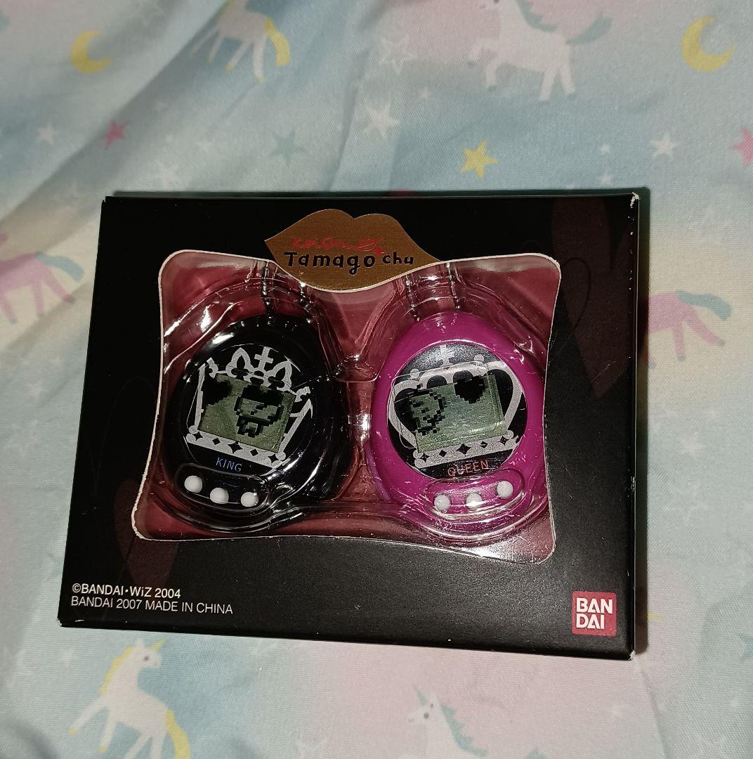 たまごっち 恋するたまごっちゅ キング クイーン ブラック ピンク