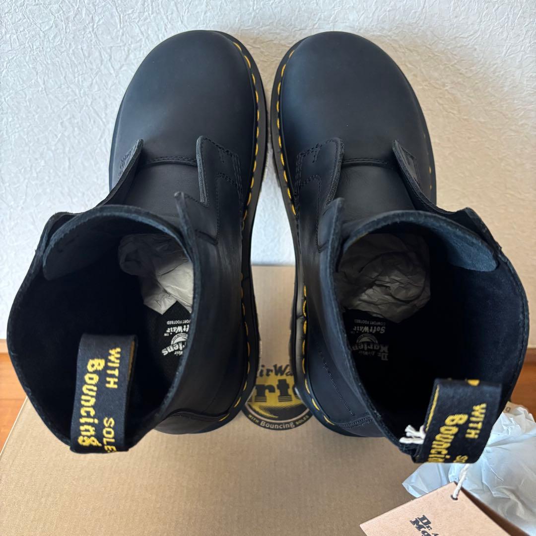 ドクターマーチン レースレスブーツ ZEBZAG UK7 ブラック ゴア - メルカリ