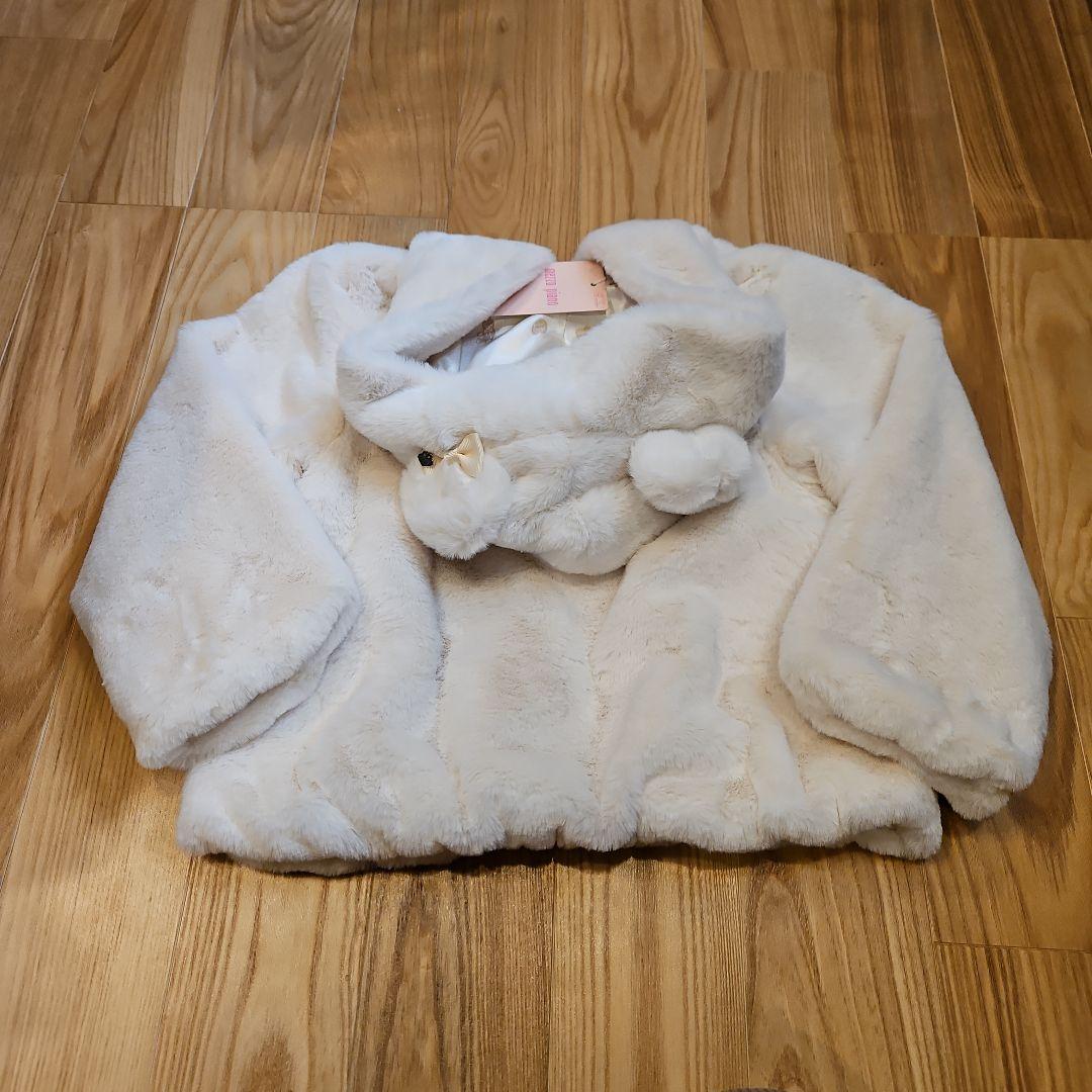mezzo piano クマ耳付き フェイクファー ジャケット 120cm 新品 - メルカリ