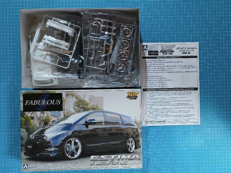 14 未組立 トヨタ エスティマ プラモデル 3点セット - メルカリ