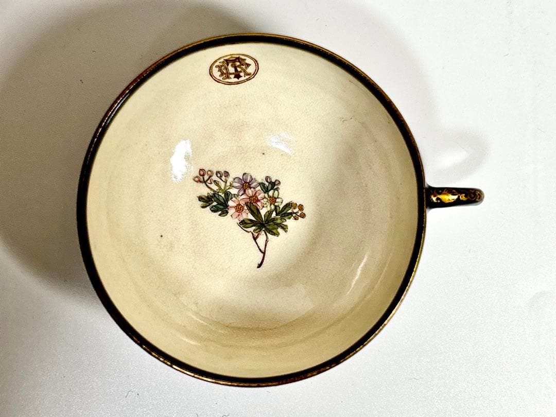 京薩摩の魁 錦光山宗兵衛 ティーカップ 京焼 薩摩焼 - メルカリ