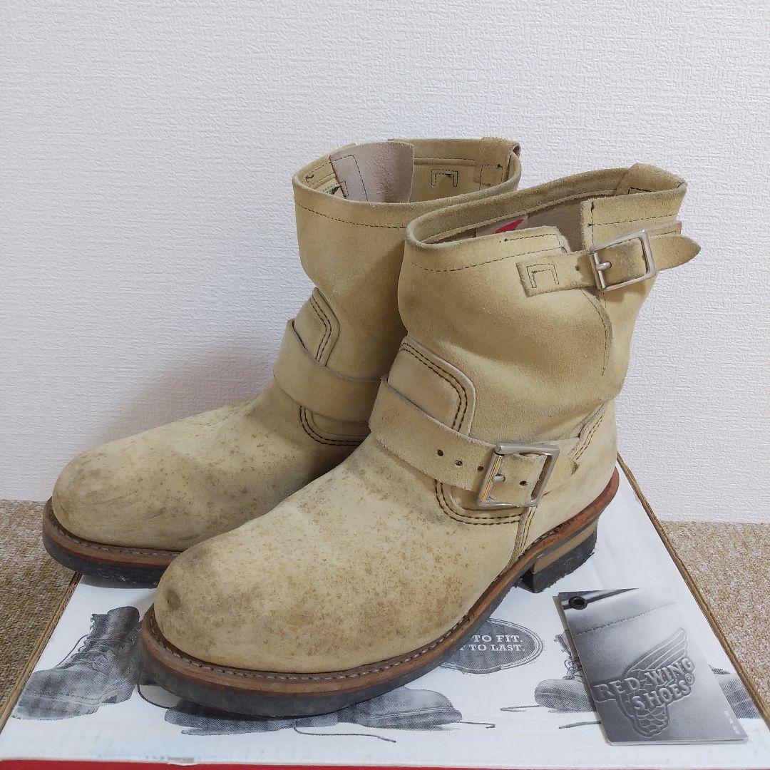 RED WING レッドウィング ショートエンジニアブーツ スエード 8D