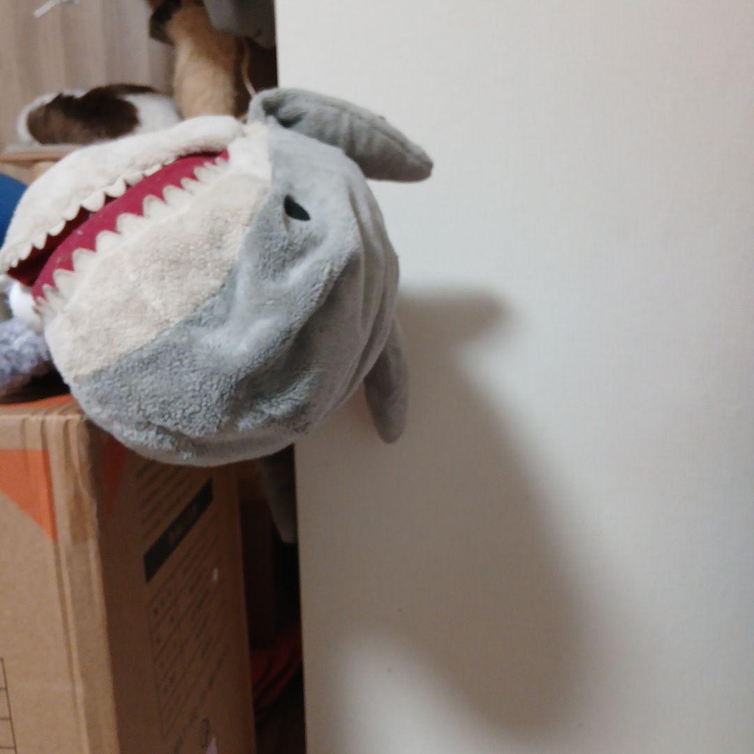 グレーのサメ ぬいぐるみ Amazon.co.jp: ZHONGXIN MADEフリルサメぬいぐるみ、80cm 海の生き物