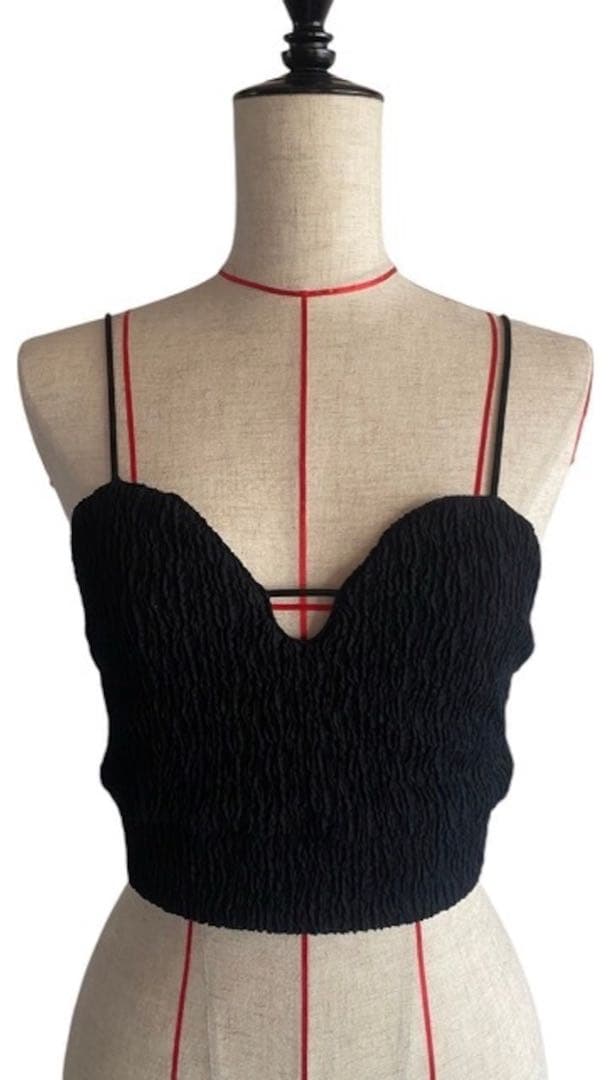 fumie tanaka フミエタナカ ビスチェ plain line cam - トップス