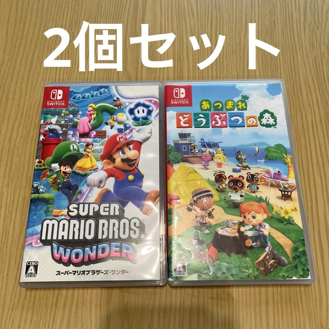 スーパーマリオブラザーズ・ワンダー　スイッチ　switch あつまれどうぶつの森 スーパーマリオブラザーズ ワンダー -Switch : plusa - 通販 - Yahoo