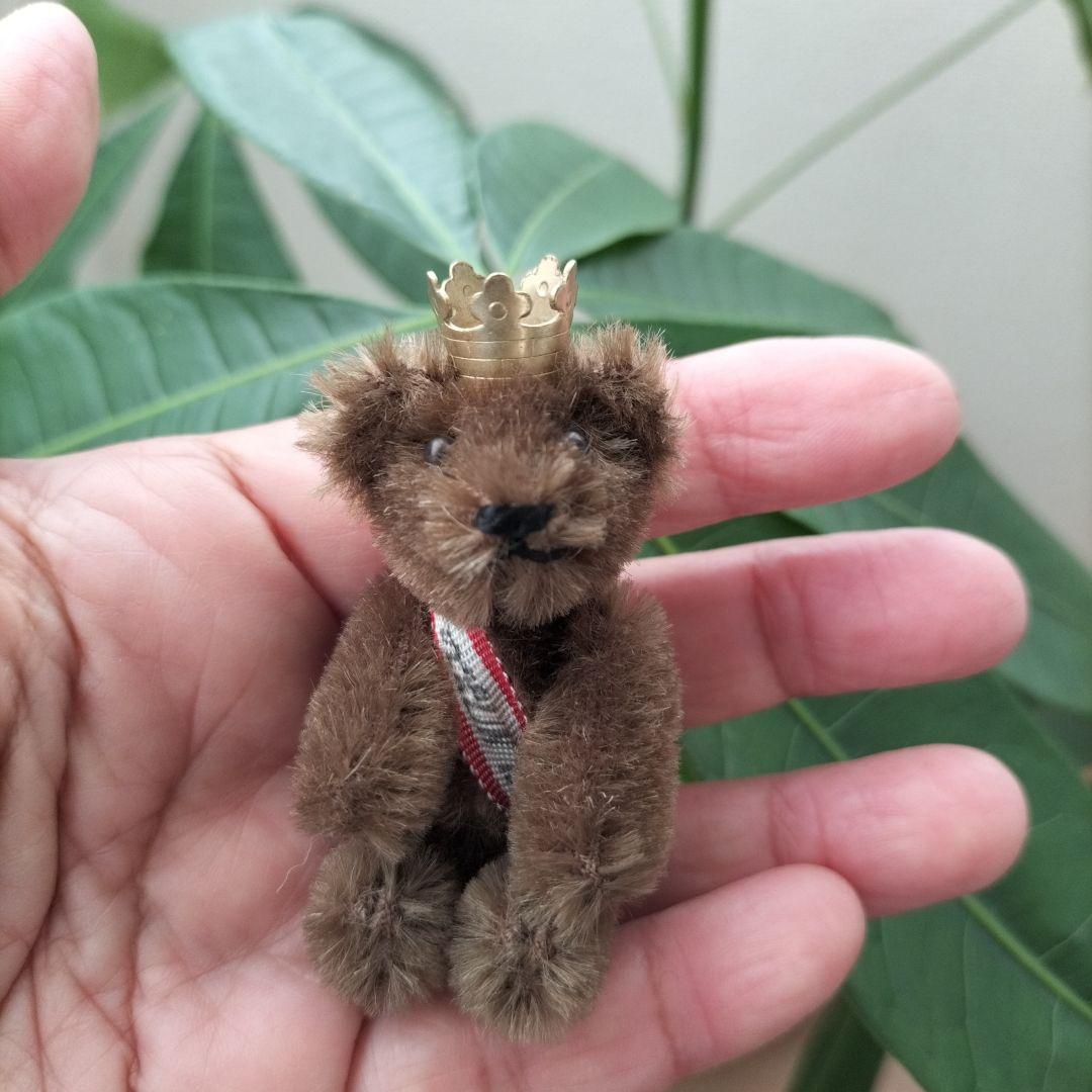 ドイツ　ビンテージ　schuco ベルリンベア　ミニチュアベア　シュコー ② シュコ社☆9cm/ベルリン ベージュ色ベア☆シュコ ベア Schuco bear