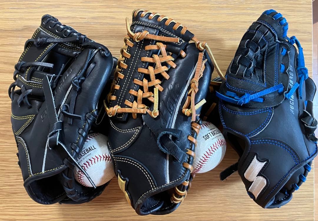 軟式グローブ & ボールセット 右投げ キャッチボール 大人用 少年用 親子キャッチボールグローブセット やわらかボール付 大人用-右投げ