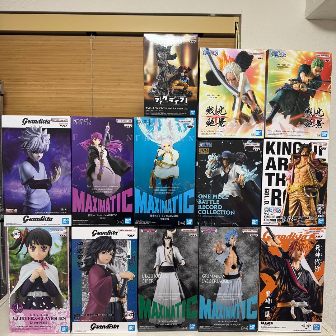 プライズフィギュア13体まとめ売り 鬼滅/ブリーチ/ワンピ/フリーレン/H