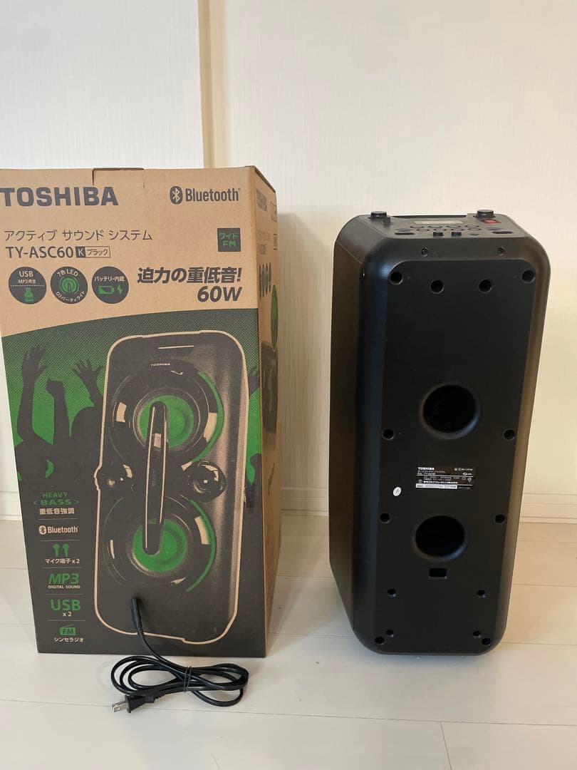 TOSHIBA Bluetoothスピーカー TY-ASC60 - メルカリ
