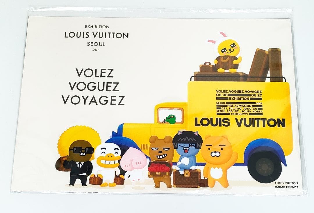 ルイヴィトン カカオフレンズコラボ 限定ポスター KAKAO FRIENDS IMGが「カカオフレンズ」とのマスターライセンスパートナーシップを