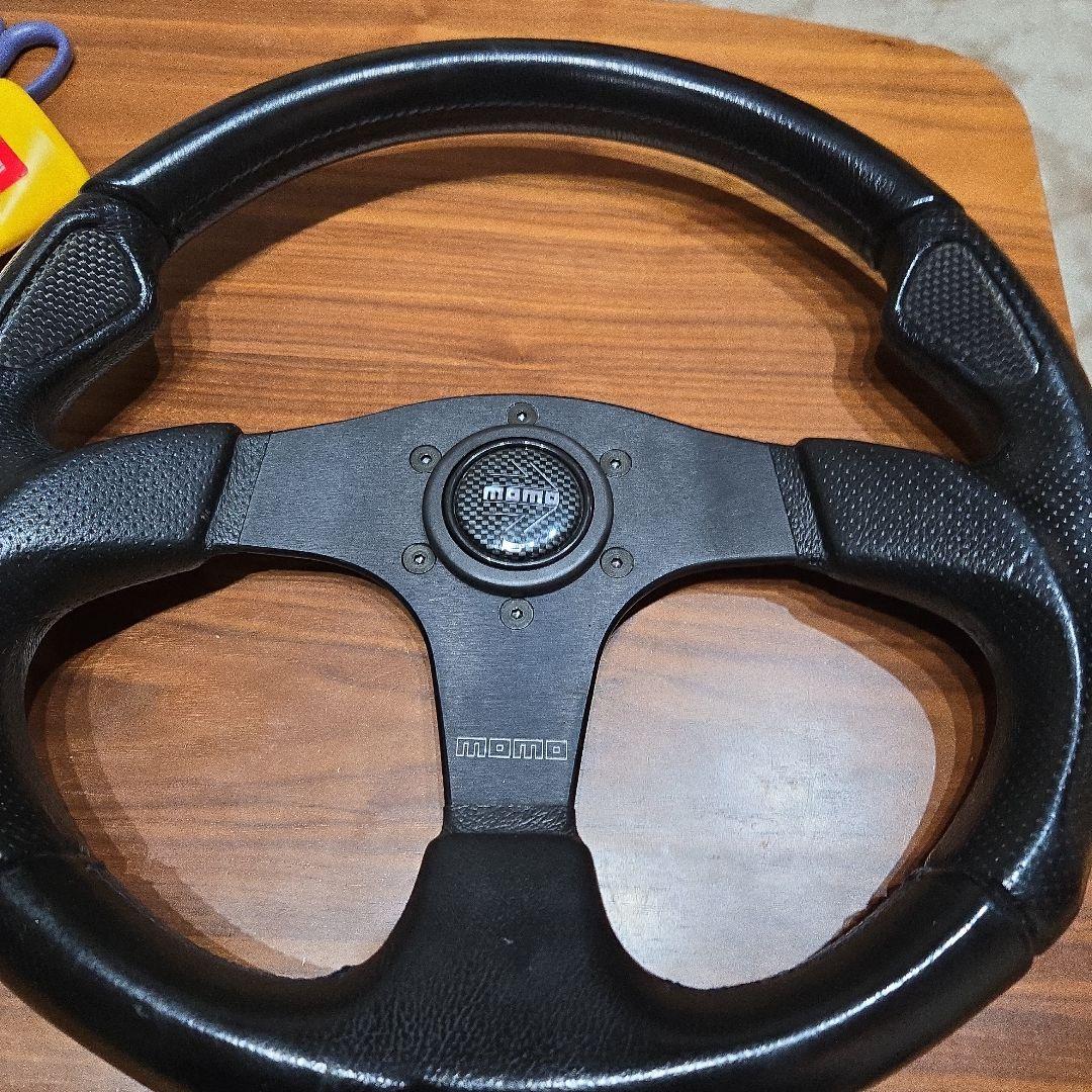 MOMO JET 35パイ ステアリング ハンドル 本体　本革 MOMO（モモ） 日本正規品 ステアリング JET 35φ（ジェット350mm）品番