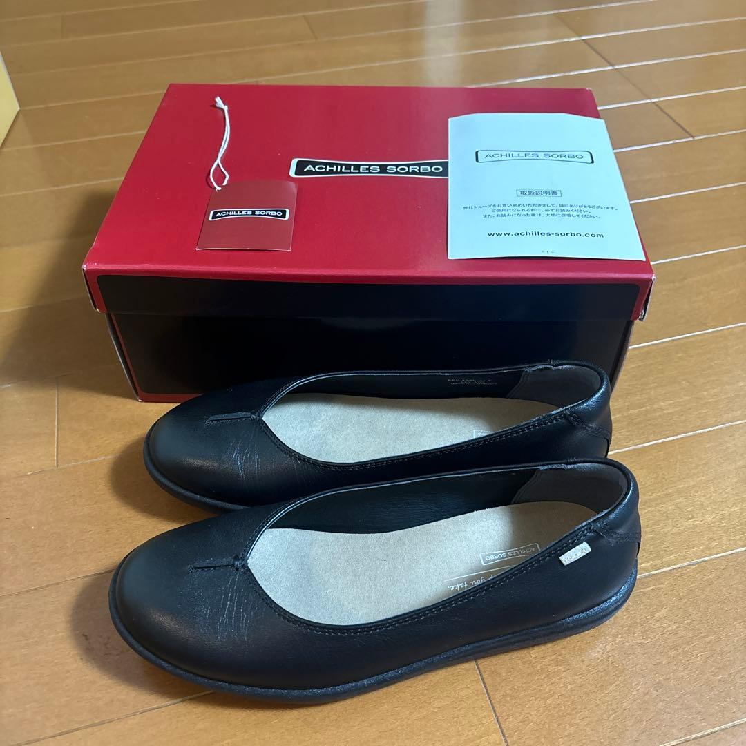 週末値下げ　アキレスソルボ　美品　22.5 黒　ブラック　パンプス 楽天市場】アキレス ソルボ レディース パンプス 黒 本革 靴