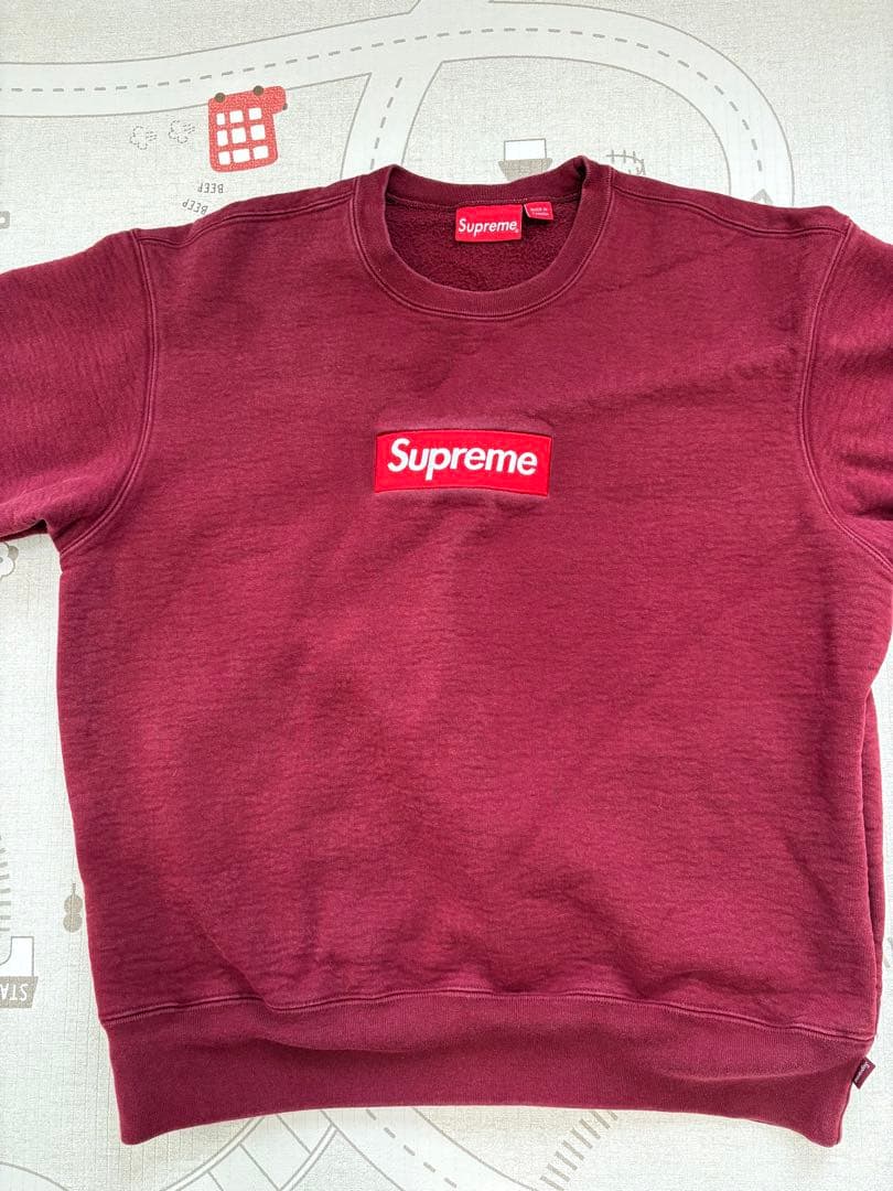 Supreme Box Logo Crewneck Cardinal M - メルカリ