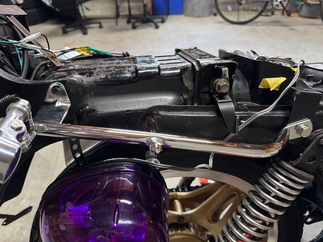 cb400n cb250n サイドグリップ ホーク3 スーパーホーク - メルカリ