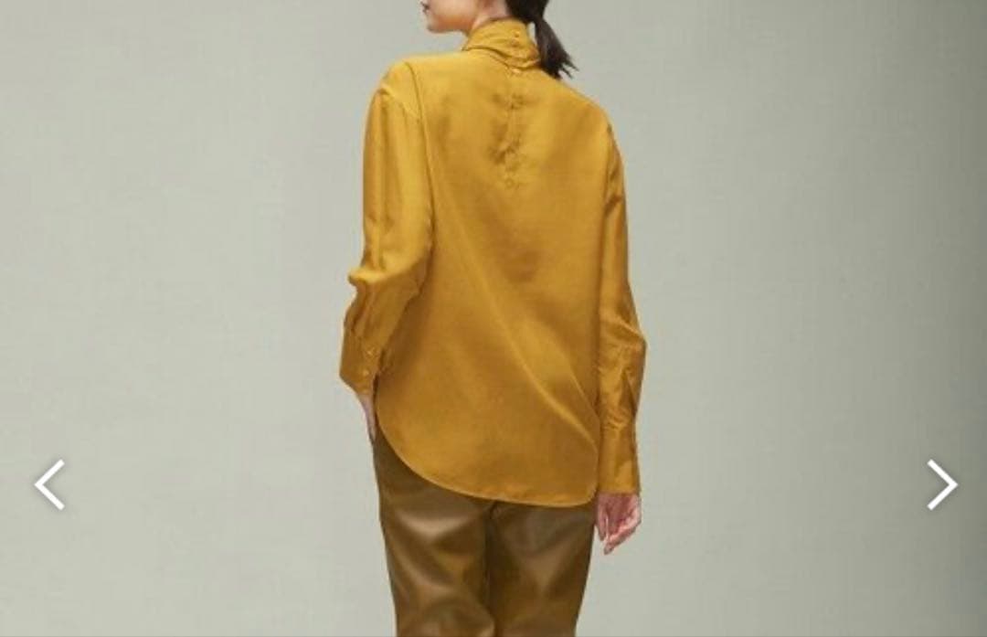 洗える♪ICB シルク100% ボウタイブラウス 長袖 美品 2way - メルカリ