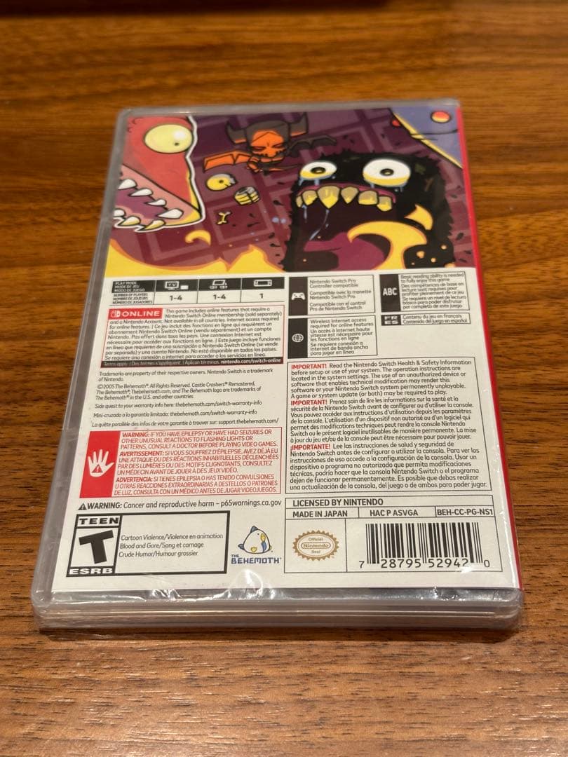 キャッスルクラッシャーズリマスタード Nintendo Switch 日本未発売