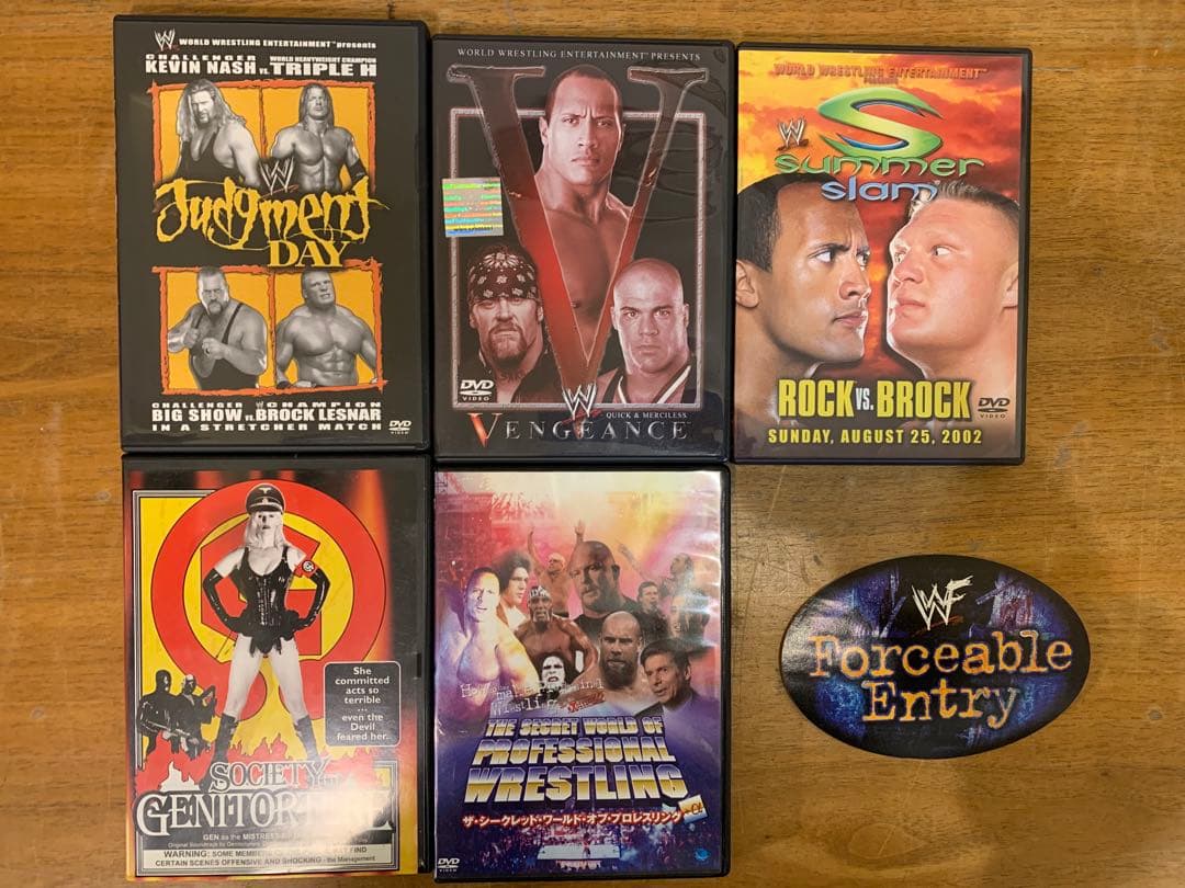 N1214-03☆DVD WWE アンフォーギヴェン /ROYAL RUMBLE