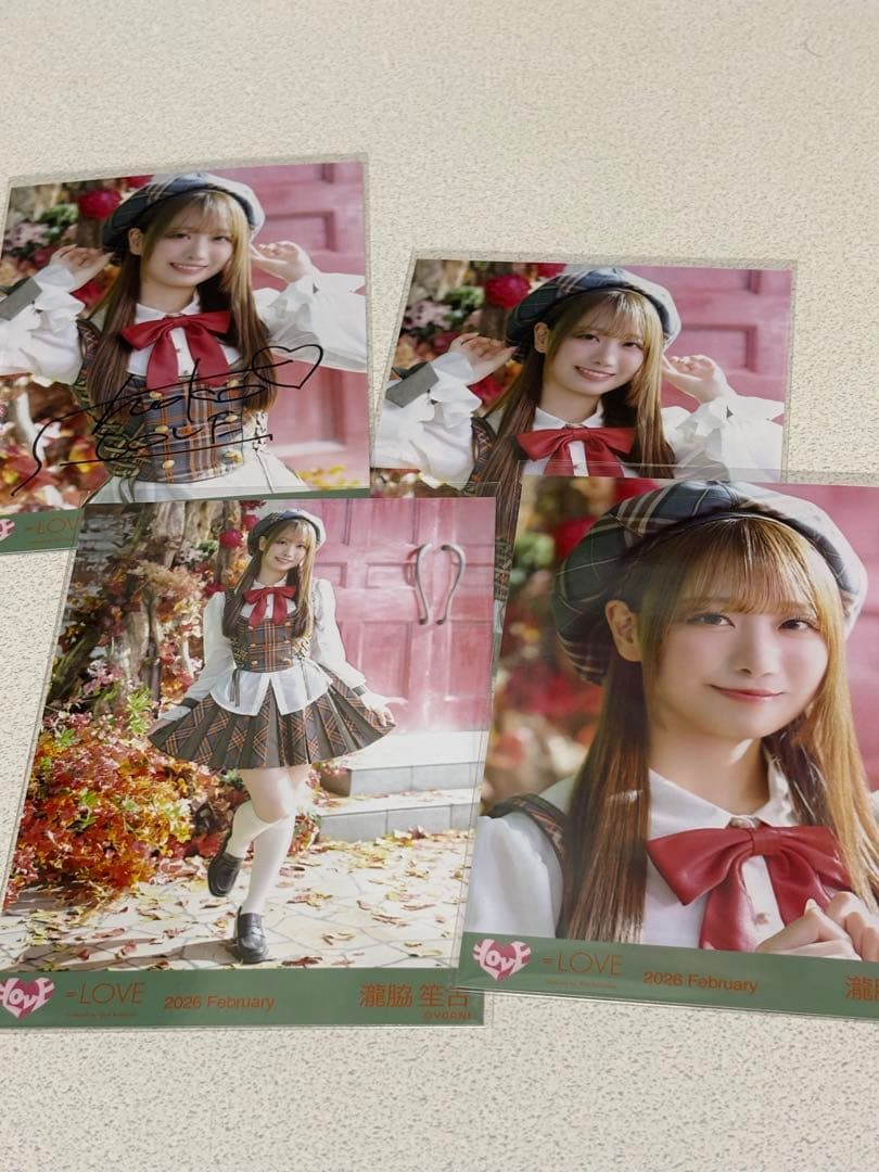 イコラブ 生写真 ラブソングに襲われる 瀧脇笙古 直筆 - メルカリ