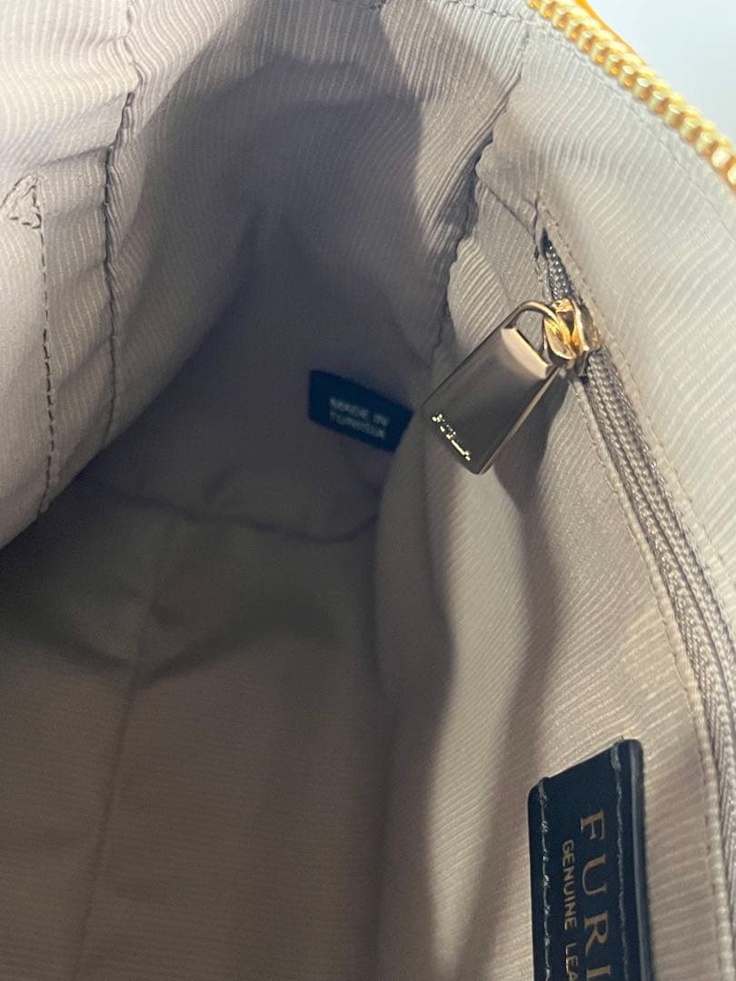 FURLA フルラ テッサ 2waイエローレザーバッグ ビタミンカラー