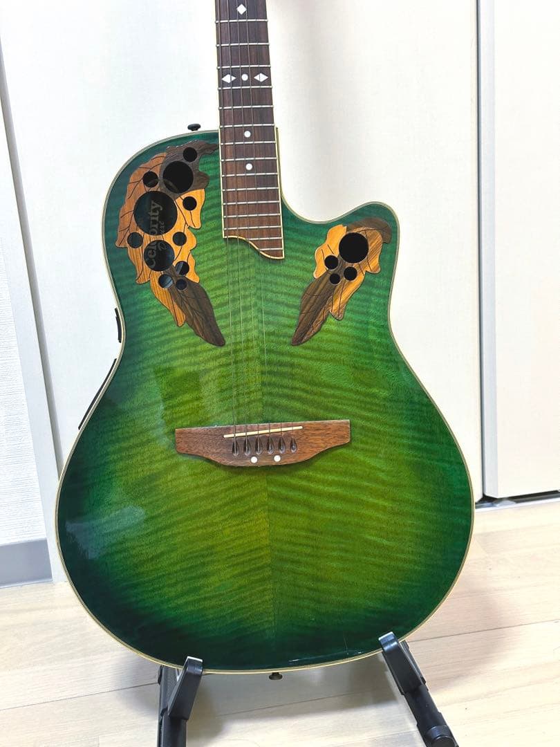 オベーション セレブリティデラックス CS257 緑 虎目 - メルカリ