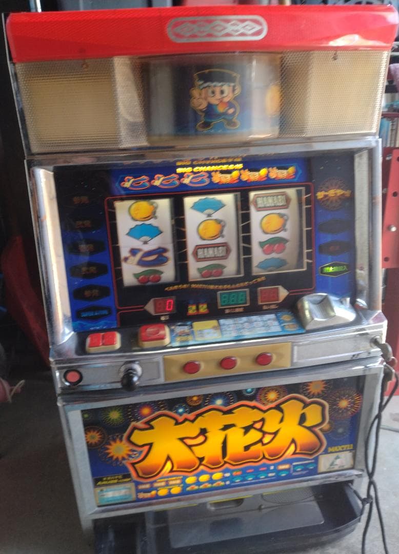 パチスロ4号機 ARUZE（アルゼ） 大花火 中古 実機 データカウンター