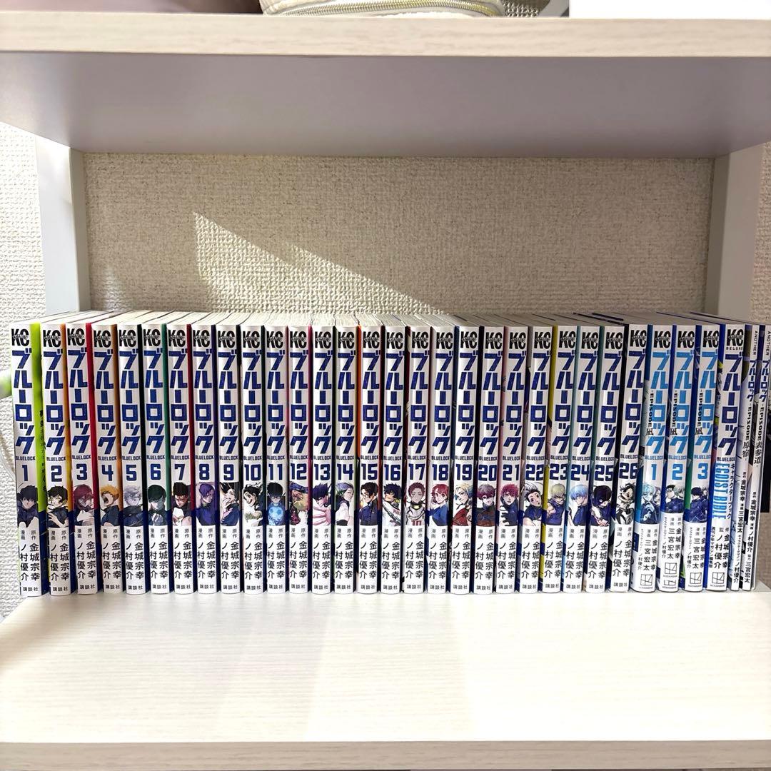 ブルーロック1-26巻＋スピンオフ1-3巻＋キャラクターブック＋映画特典2冊 Amazon.co.jp: ブルーロック コミック 1-26巻セット : ゲーム