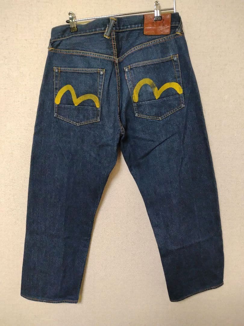 EVISU エビス NO.3 2001 デニム イエロー カモメ w33 - メルカリ