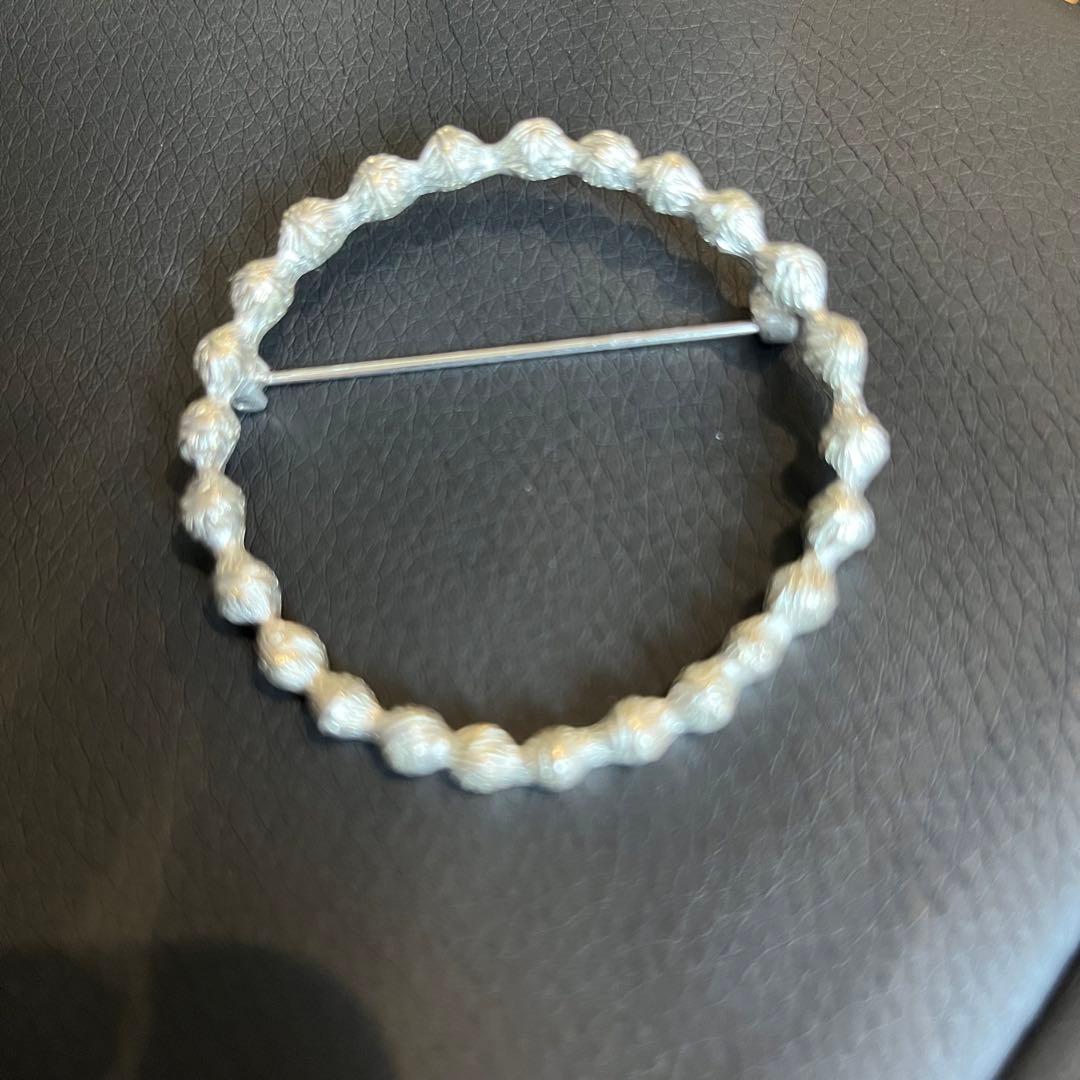 正規品 ミナペルホネン タンバリン ブローチ シルバー - メルカリ