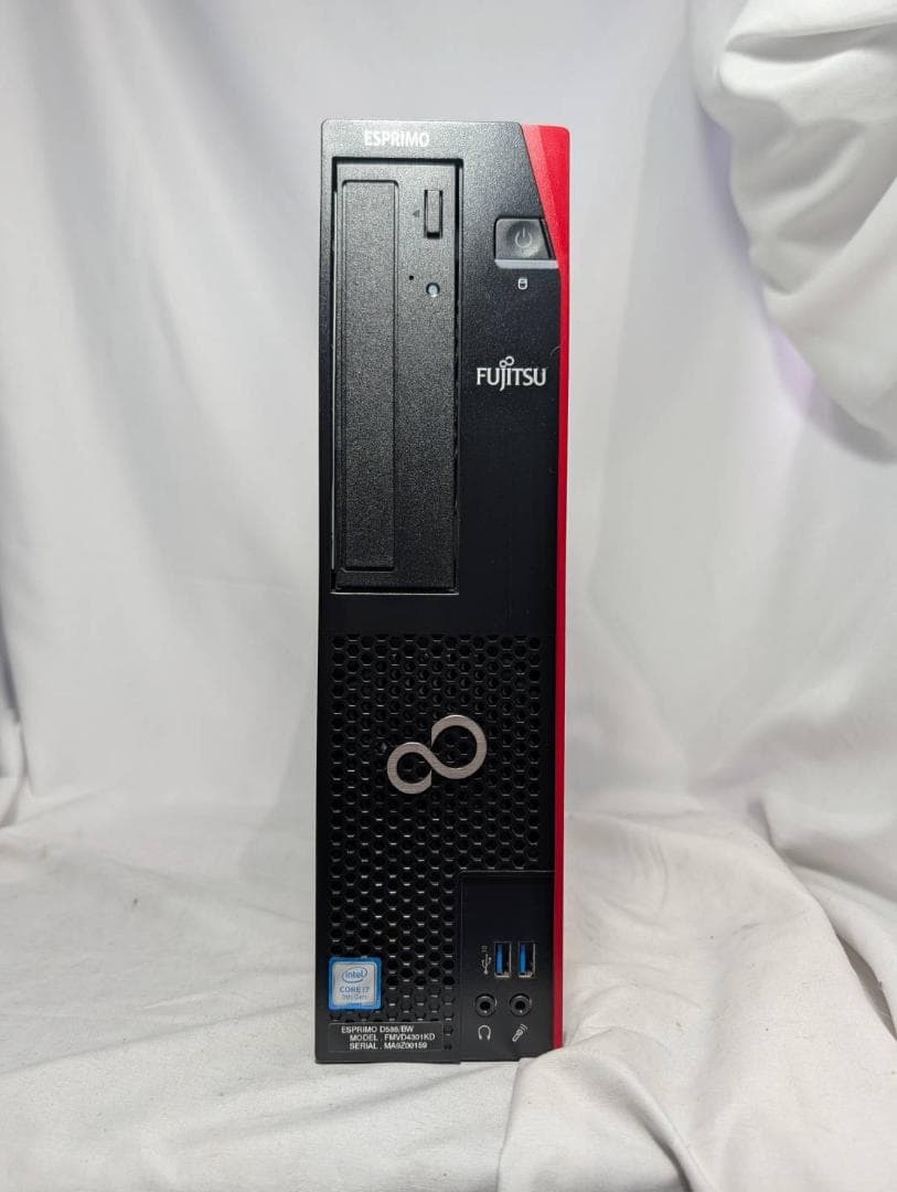 富士通 D588/BW i7/8GB/SSD256+HDD1TB/Win11 - メルカリ