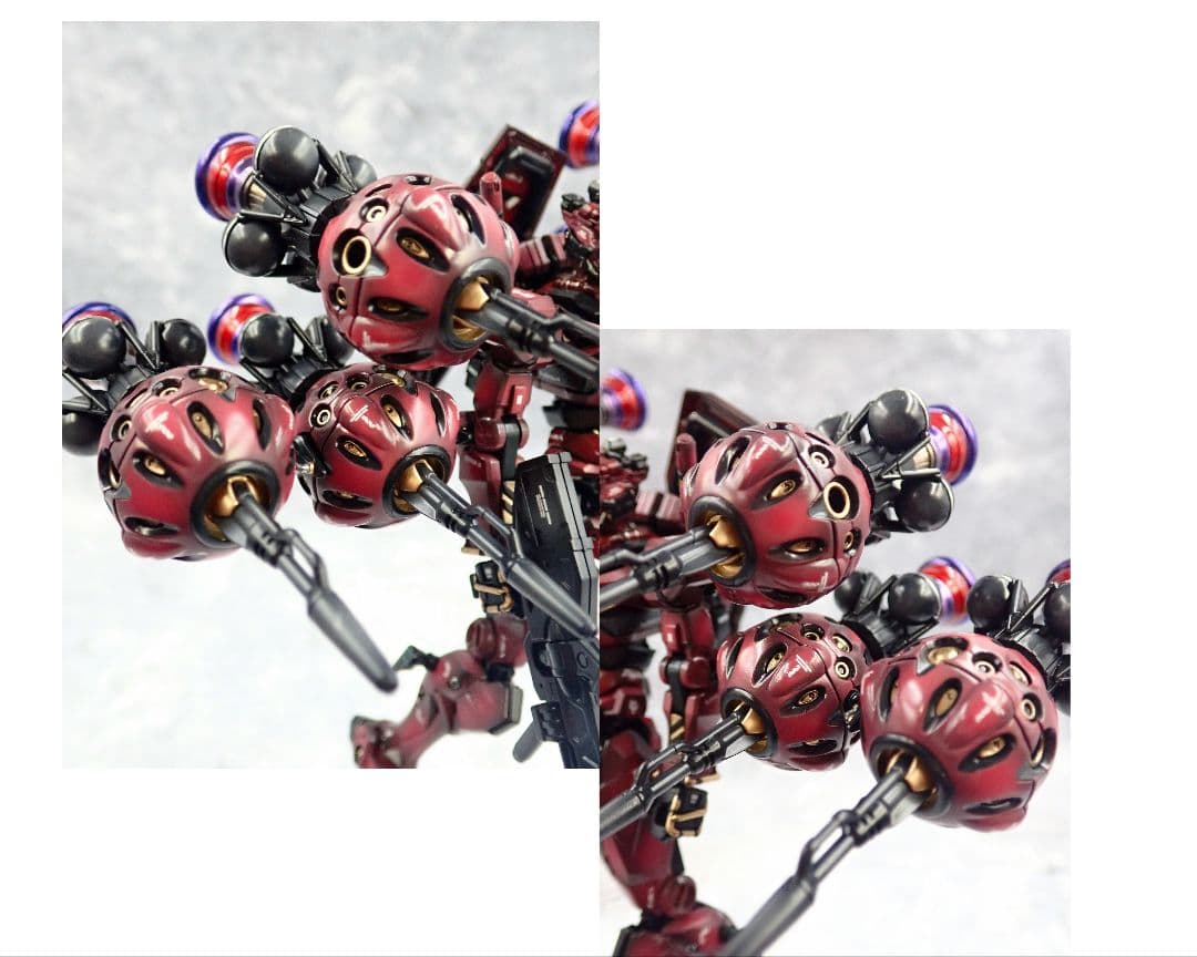 HG ジークアクス 赤いガンダム(フルビット) 全塗装 ガンプラ塗装済