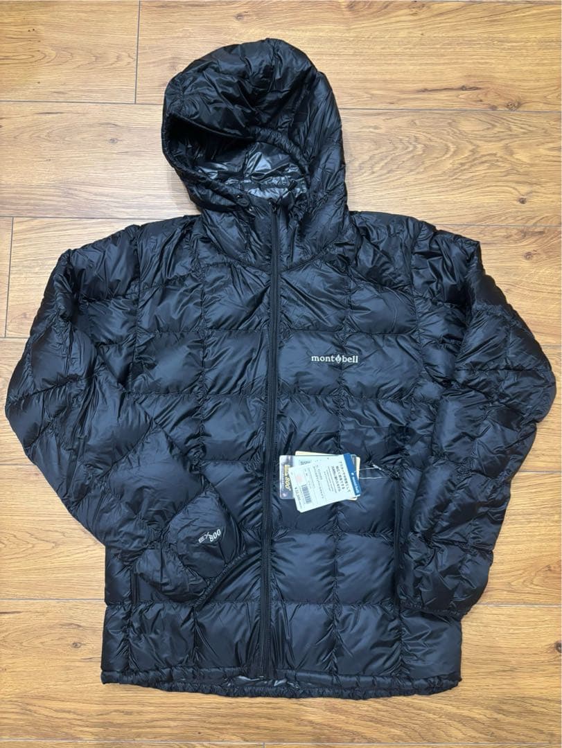 新品 mont-bell ブラックM スペリオダウンパーカー - メルカリ