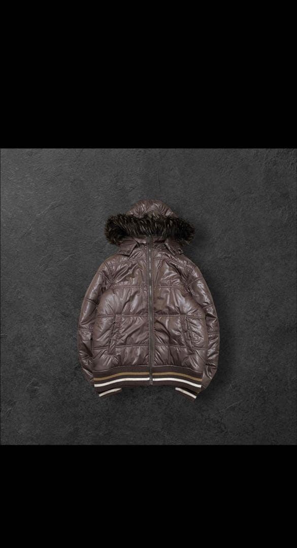 00s archive ファー ダウンジャケット y2k 平成 グランジ お兄系