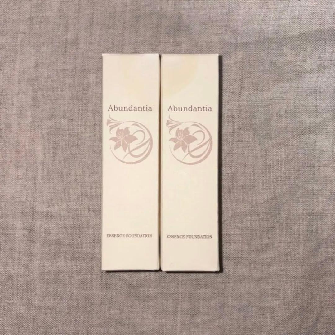アブンダンティア エッセンスファンデーション ピンクオークル 2本