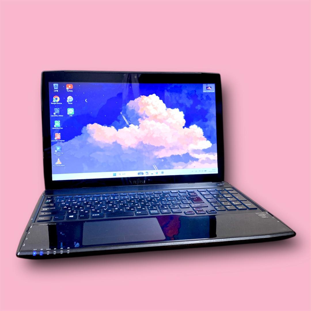 Corei7搭載✨メモリ16 SSD256 富士通ノートパソコン タッチパネル