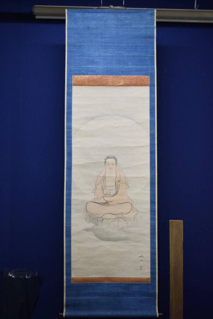 模写/岡眠山/釋迦図/釈迦図/布袋屋掛軸HE-326 - メルカリ