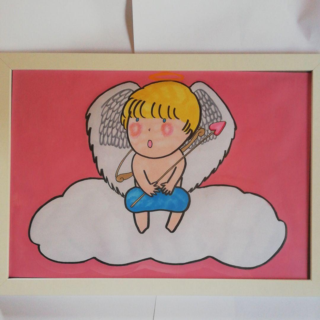 これいい商品です。神の法の悪魔さん天使「絵画」A4サイズ 51TStZg6mYL._SL500_.jpg